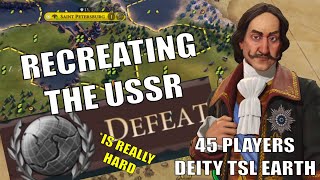Recreating The USSR – 45 Players TSL Earth – This Is REALLY HARD #1 – Deity TSL Russia (FP) Recreating The USSR – 45 Players TSL Earth – This Is REALLY HARD #1 – Deity TSL Russia (FP)