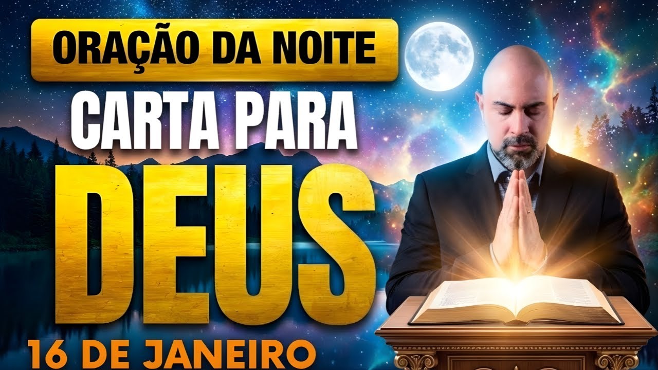 ORAÇÃO DA NOITE DE HOJE- 16 DE JANEIRO- NO SALMO 91: CARTA PARA DEUS, FAVOR DIVINO- VINICIUS IRACET,