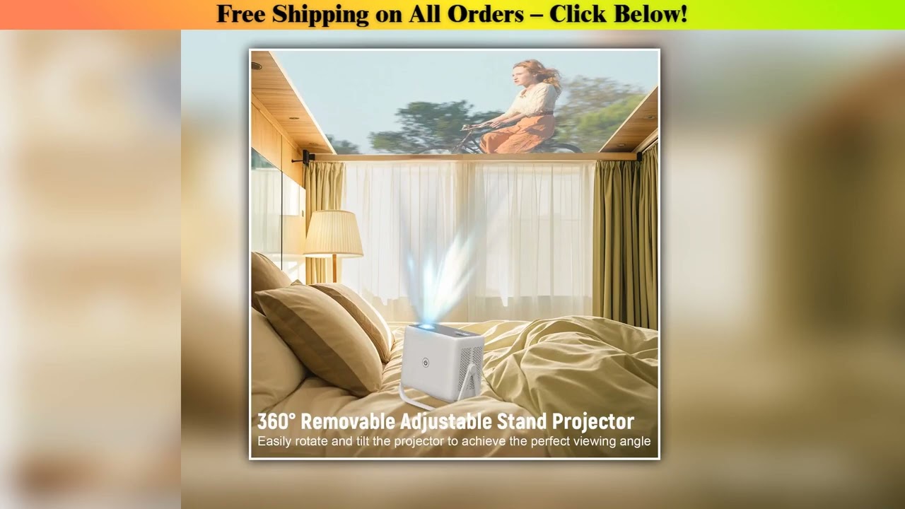 Velec New Projector 8K Video Decode 650 ANSI 1080 Auto Focus Android 14 Smart Portable Outdoor