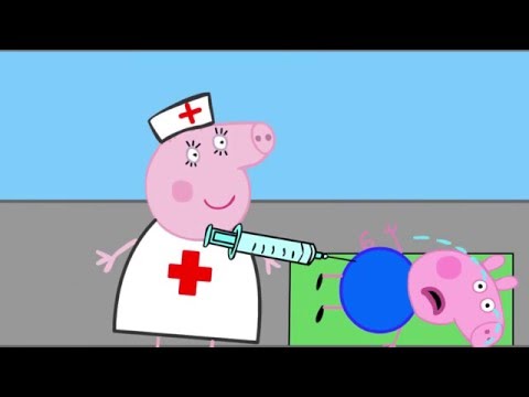 Peppa Pig Doctor   George Pig  Crying