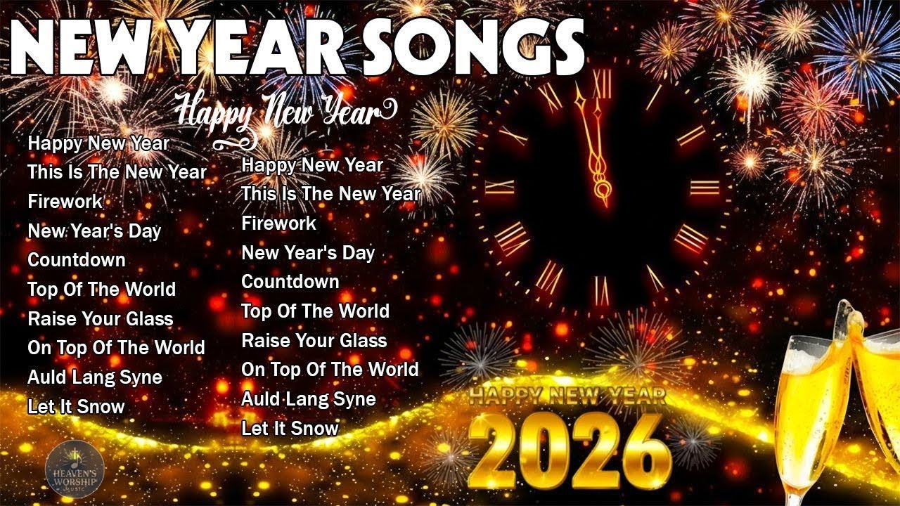 🎆 New Year Countdown 2026 🎉 Happy New Year Songs 2026 Playlist 🎊 #1