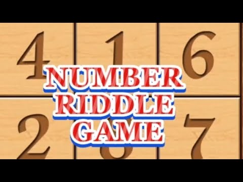 Number Riddle Gameplay EASY NUMBER RIDDLE SLIDE GAME 3X3 || L031 #trending #amazing - YouTube