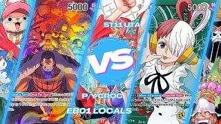 PY Crocodile vs ST11 Uta | One Piece TCG | EB01 Locals Gameplay