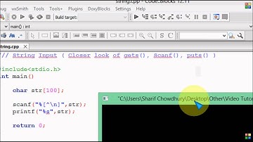 Bangla C programming tutorial  54  String  Input  A closer look of Scanf, gets