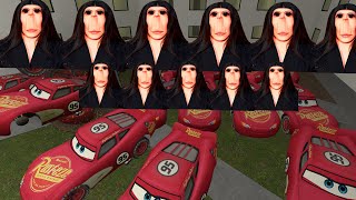 Rosalia Vs too much lightning mcqueen cars Nextbot gmod