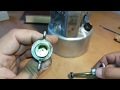 Ремонт клапана насоса Шмель при помощи пробки (пробкового материала)