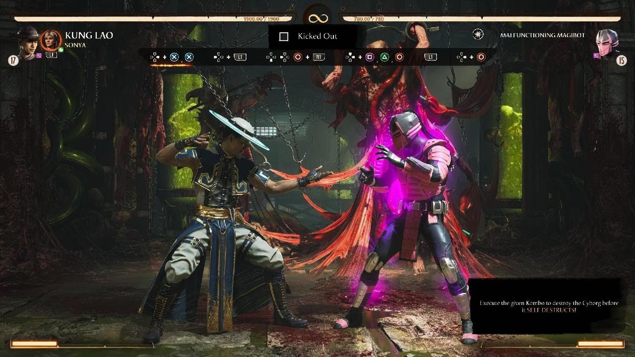 Invasions season 8 - Kung Lao Combo Trial - Flesh Pits