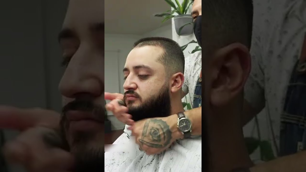 First Haircut Beard Trim In 1 Year Shocking Transformation Shorts