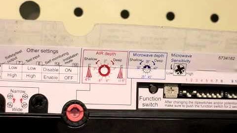 OAM Dual: step 1: dipswitch settings