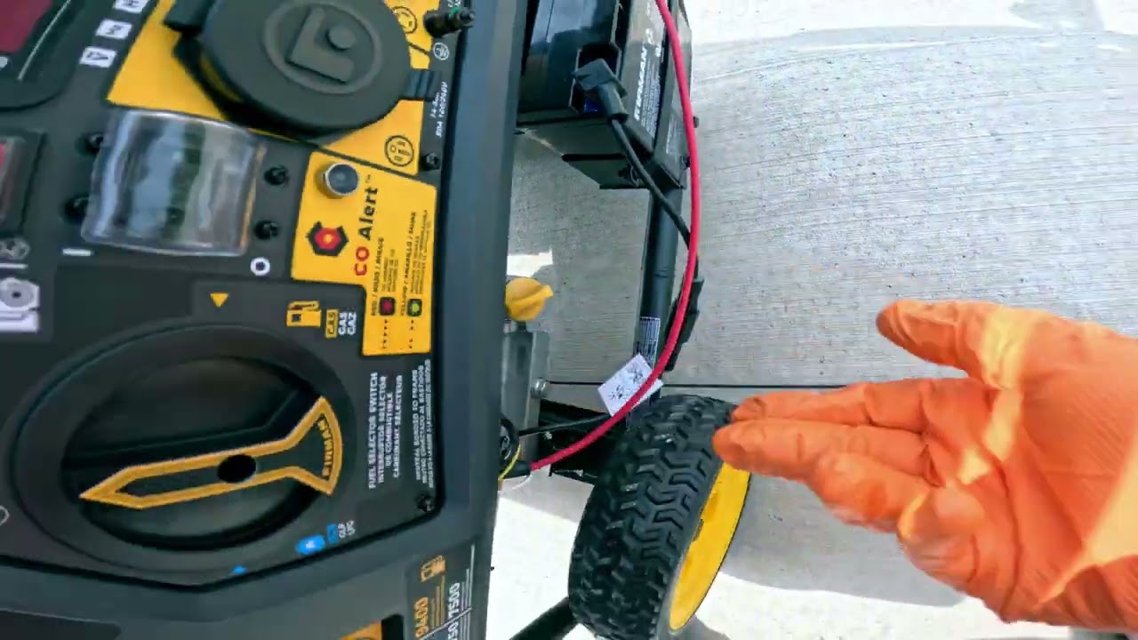 Запуск двухтопливного генератора Firman 7500-9400 H07553