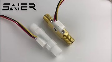 G 1/4 " Male High Precision Brass Copper Liquid Magnetic Flowmeter Water Flow Sensor Level Switch