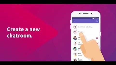 Chativity Messenger: How To Create a Chatroom