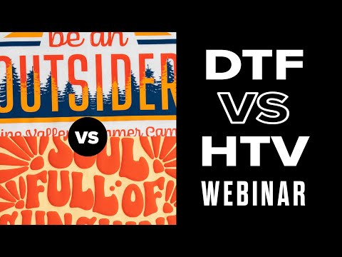 HTV vs DTF: What's The Difference Between Heat Transfer Vinyl and Direct To Film?