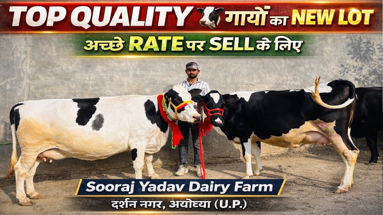 Новая партия высококачественных коров | Продажа по выгодной цене | Молочная ферма Сураджа Ядава | 👉