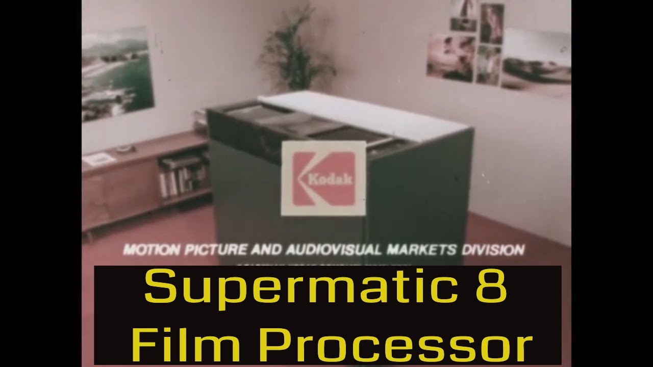 KODAK SUPERMATIC 8 FILM PROCESSOR SUPER 8mm MOVIE FILM DEVELOPING kodak-supermatic-8-film-processor-super-8mm-movie-film-developing