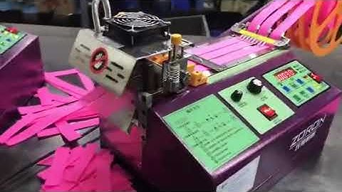 All-around Display And Operation Of Automatic Hot Webbing Cutting Machine ZL-105