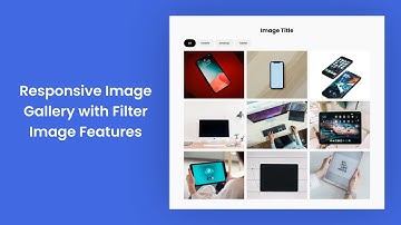 Responsive Image Gallery with Filter Image Features | HTML CSS JavaScript