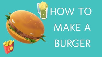HOW TO MAKE A BURGER | PAINT 3-D | WINDOWS 10 | PAINT 3-D TUTORIALS | SHIVIJ GROVER