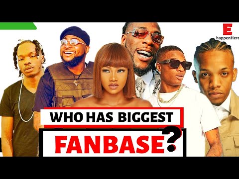 Top5 Nigerian Celebrities With The Strongest Fan Base - YouTube