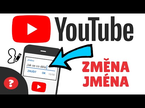 Jak ZMĚNIT JMÉNO na YOUTUBE v TELEFONU  | Návod | Mobil / YouTube