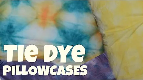 Aprenda técnicas de tie-dye para almofadas