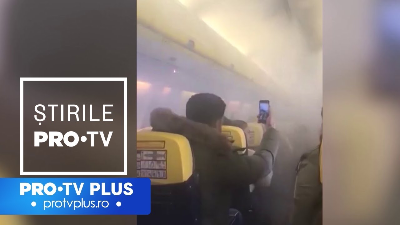 Avion Ryanair aterizat de urgență pe Otopeni. Pasager: „A fost o experienţă  traumatizantă” - YouTube