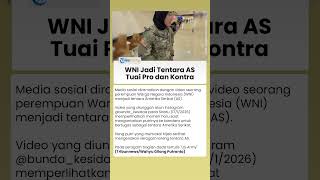 VIRAL! Perempuan WNI Jadi Tentara Amerika Serikat, Tuai Pro-Kontra Netizen Indonesia