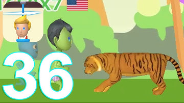 Rescue Cut Rope Puzzle Gameplay Walkthrough Part 36 Online Vs Mode (IOS/Android)