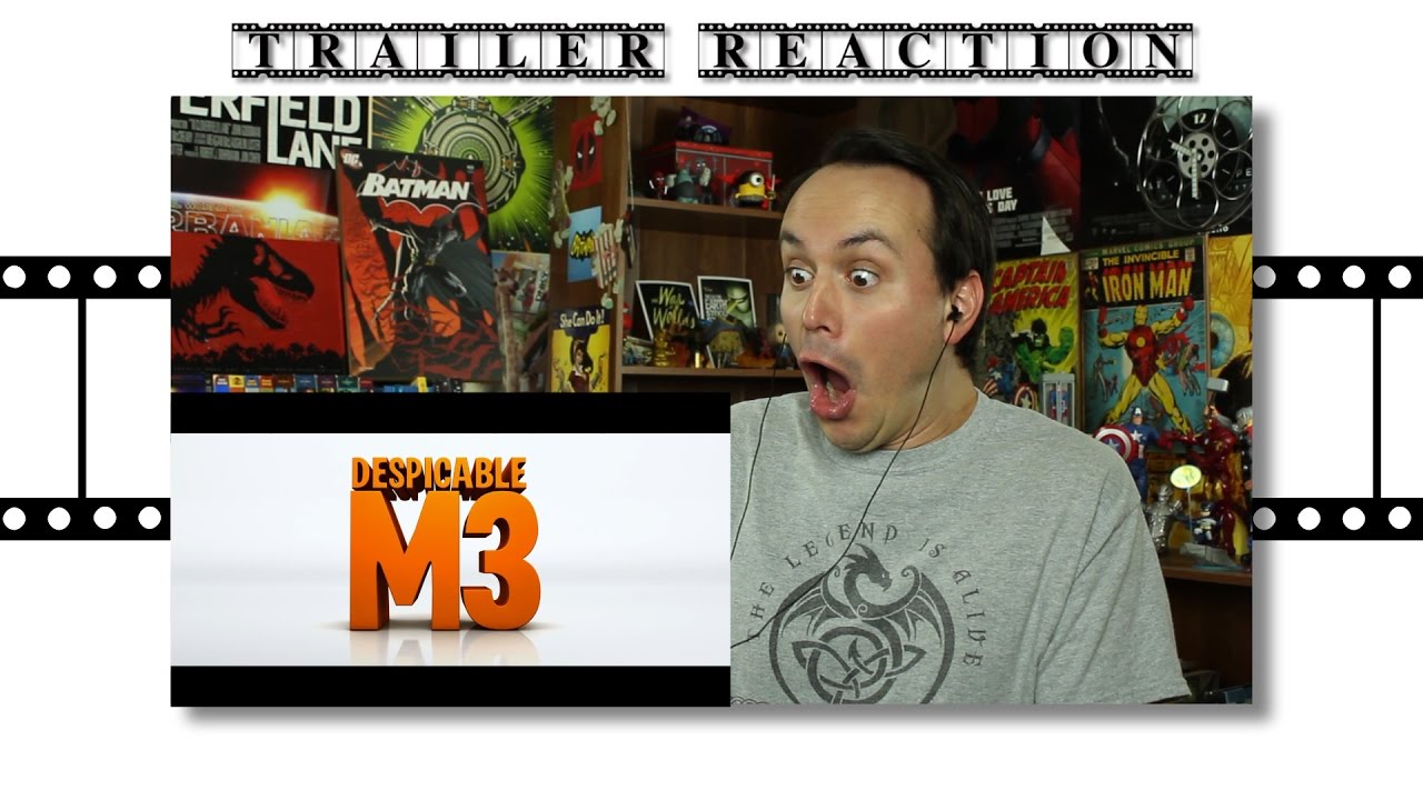 Despicable Me 3 - Official Trailer TRAILER REACTION - YouTube
