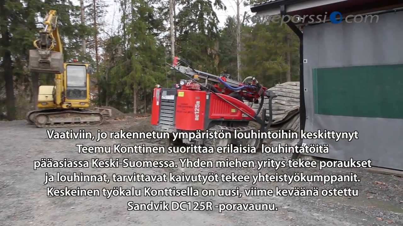 Sandvik DC125R monipuolisiin kohteisiin