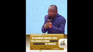 ILI UFANIKIWE KWENYE ENEO LAKO LAZIMA KWANZA UBOMOE MADHABAHU YA WENYEJI 