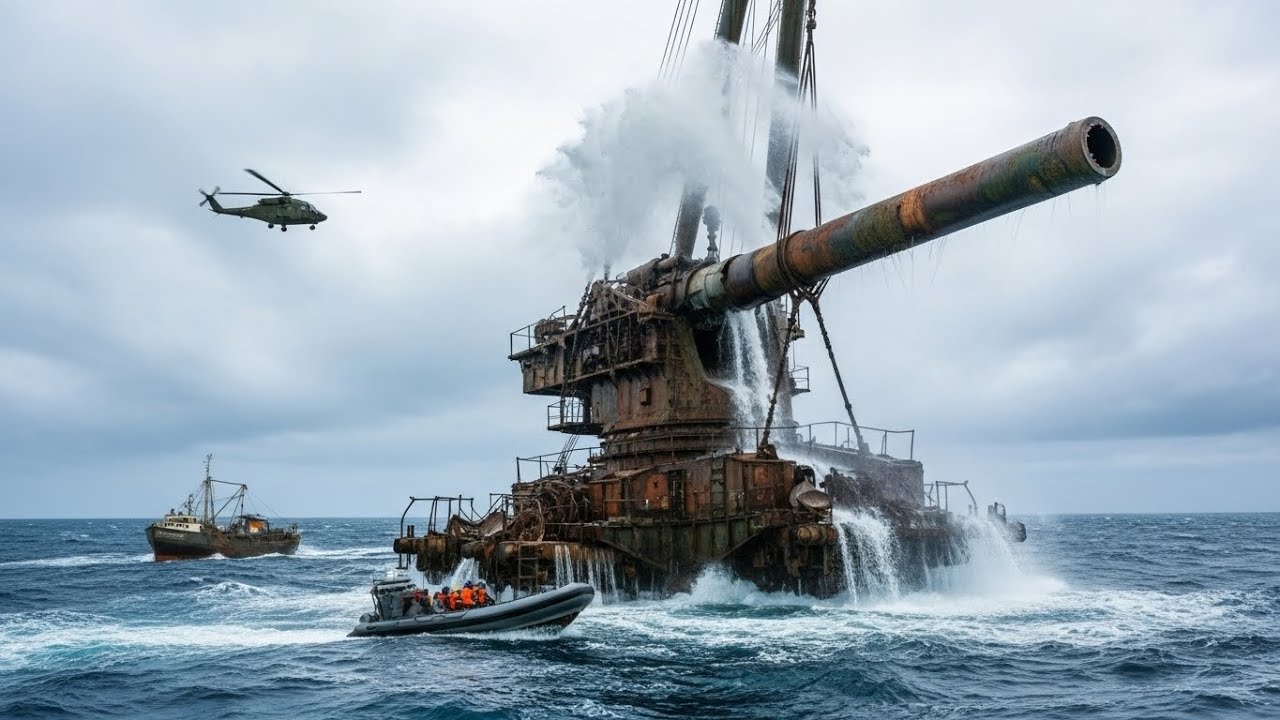 Reviving the Monster | WWII Schwerer Gustav Railway Gun Recovered from the Seabed & Fully Restored
