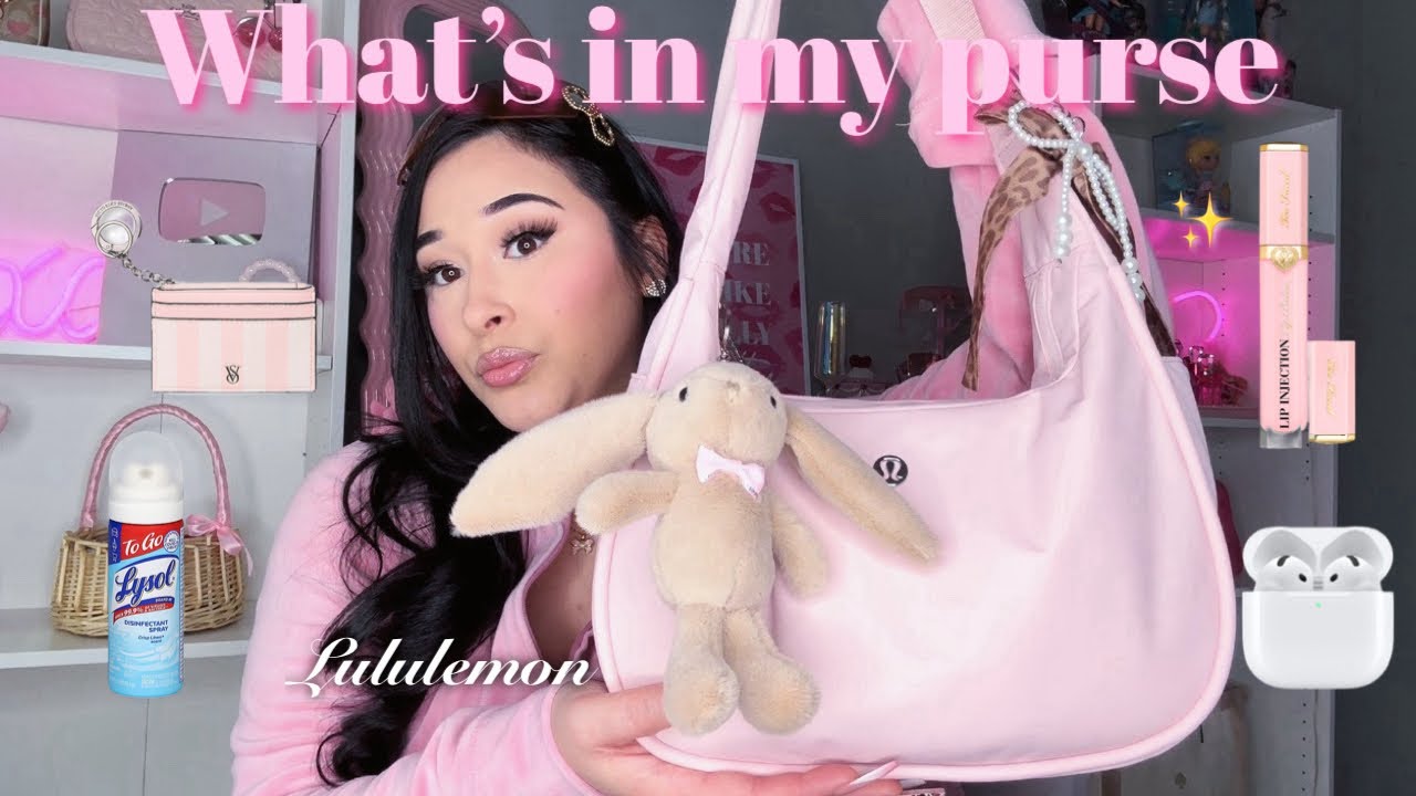 What’s in my purse ♡ | Lululemon mini shoulder bag 4L