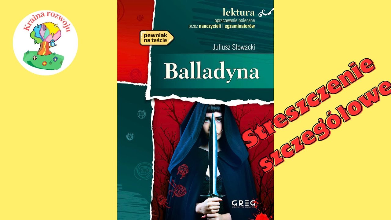 Streszczenie szczegółowe lektury Balladyna - YouTube
