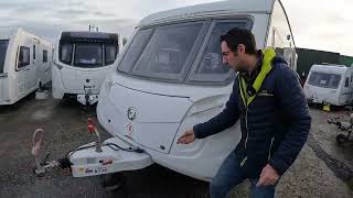 How To Set Up A Caravan On Site with swift challenger.