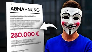 250.000€ Abmahnung von 