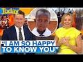 Ally surprised with special message from sponsor children | Today Show Australia