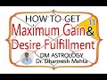 Maximum Gain & Desire Fulfillment by Astrology | Dr. Dharmesh M. Mehta