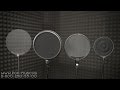 Сравнение и обзор микрофонных поп-фильтров (POP-filters review)