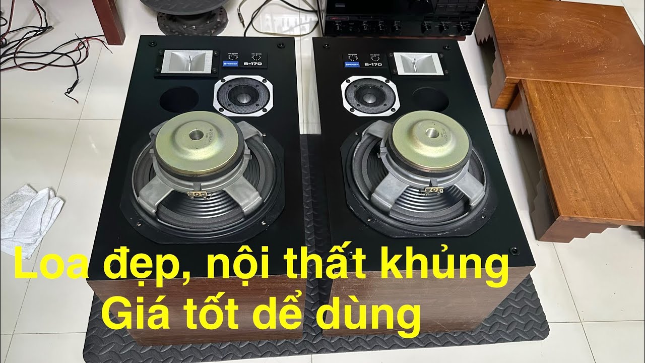 PIONEER S-170 Speakers. Still in great condition, premium sound