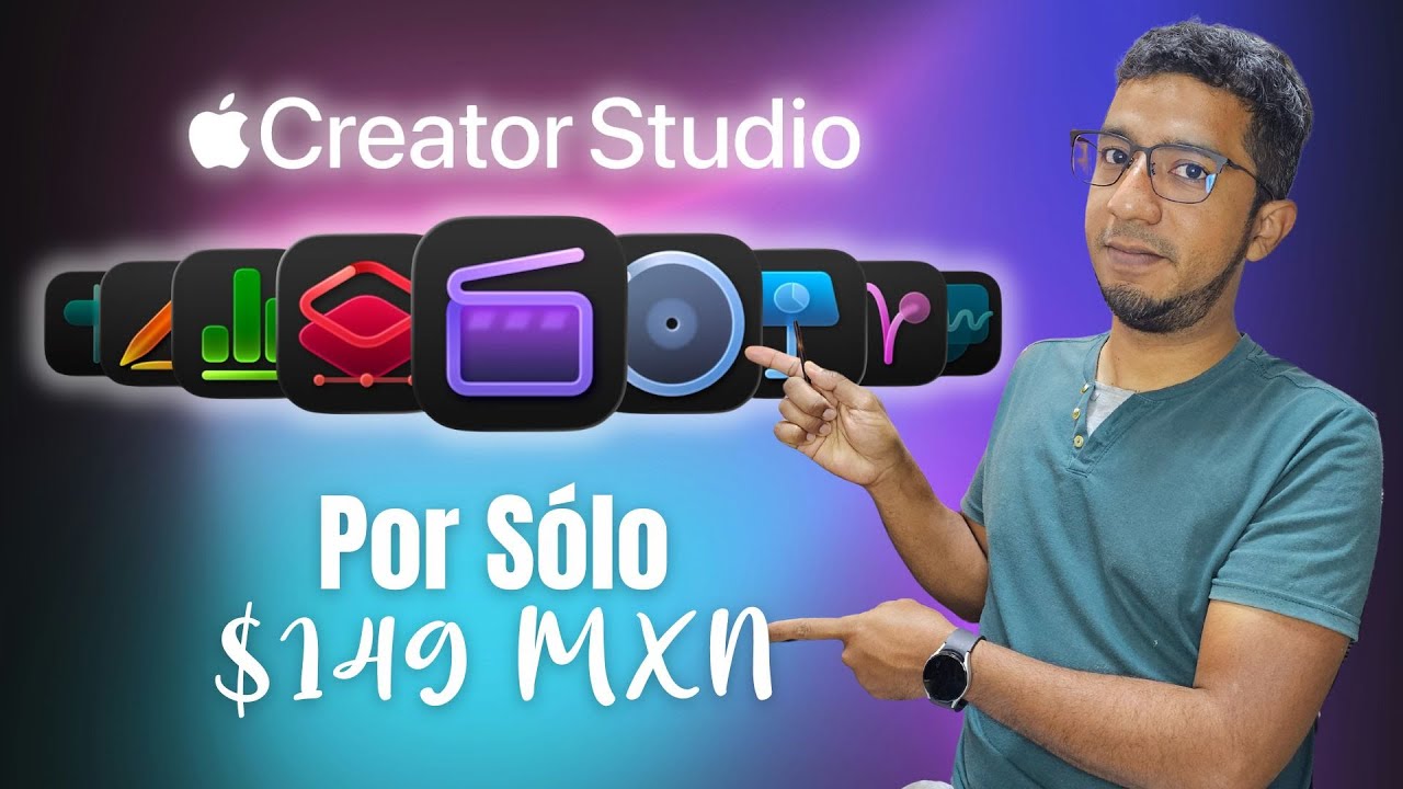 APPLE CREATOR STUDIO 🍎 FinalCut, Logic, PixelMator, Mainstage y más por solo $149MXN al MES 💸