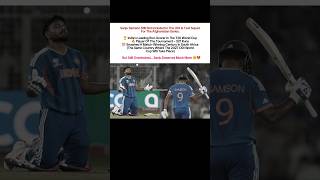 Sanju Samson still not included in the ODI & Test squad for the Afghanistan series.