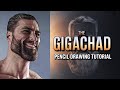 Drawing the Legendary GIGACHAD Ultra Realistic Pencil Sketch @GIGACHAT._. 