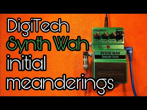 DigiTech Synth Wah: initial meanderings - YouTube
