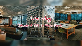 Uni Vlog | A Day in My Life as a Student in New York | Study Vlog at Hunter College | Fahmida Jaya