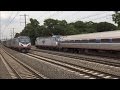 Amtrak HD 60fps: Northeast Regional & Acela Express Trains @ Metropark 7/2/15 Veterans Unit 642