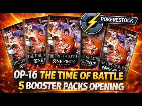 One Piece Card Game The Time Of Battle Booster Packs Opening - YouTube