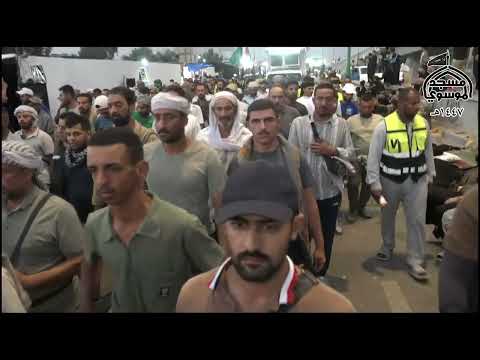 موكب عزاء بني عامر المشاية يوم 10 صفر 1447 هـ اليوم التاسع قبل الظهر 