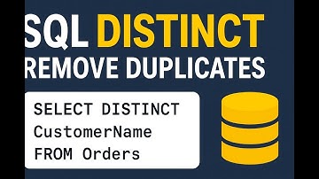 SQL DISTINCT Clause | Remove Duplicate Rows Easily | Beginner SQL Tutorial