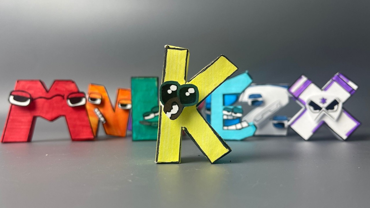 Paper Alphabet Lore K 🤪